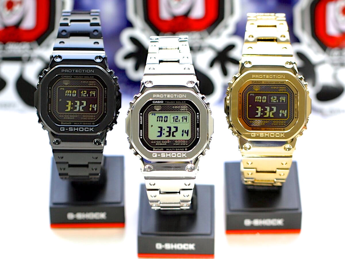 【美品】G-SHOCK GMW-B5000【GMW-B5000GD-9JF】