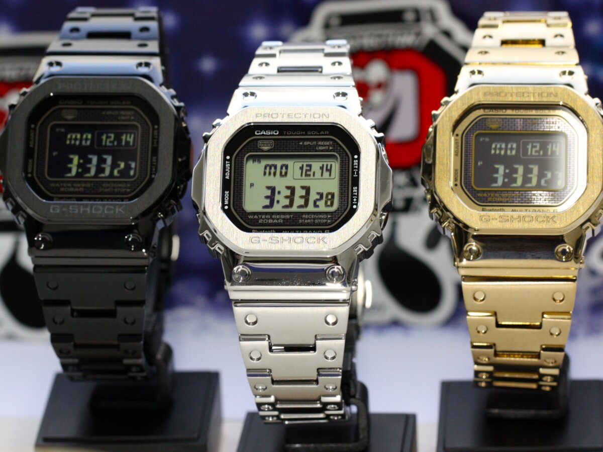 【美品】G-SHOCK GMW-B5000【GMW-B5000GD-9JF】