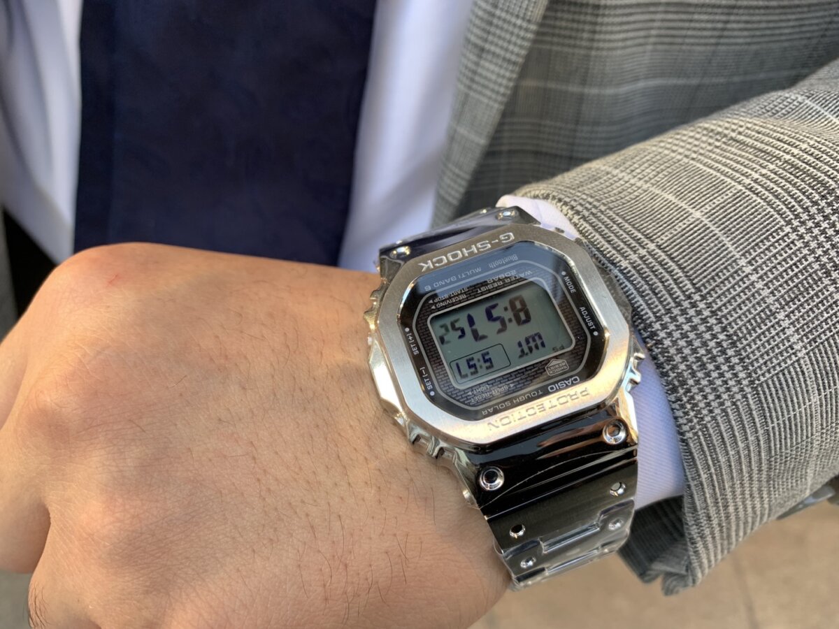 G-SHOCK GMW B5000 1jf メタル ジーショック ラバーベルト - 時計