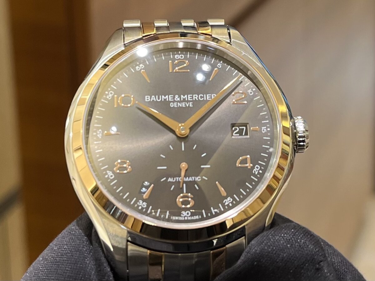 【ボーム&メルシエ】スレートカラー×コンビ色が美しいクリフトンスモールセコンド！！ - BAUME＆MERCIER 