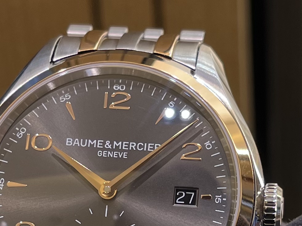 【ボーム&メルシエ】スレートカラー×コンビ色が美しいクリフトンスモールセコンド！！ - BAUME＆MERCIER 