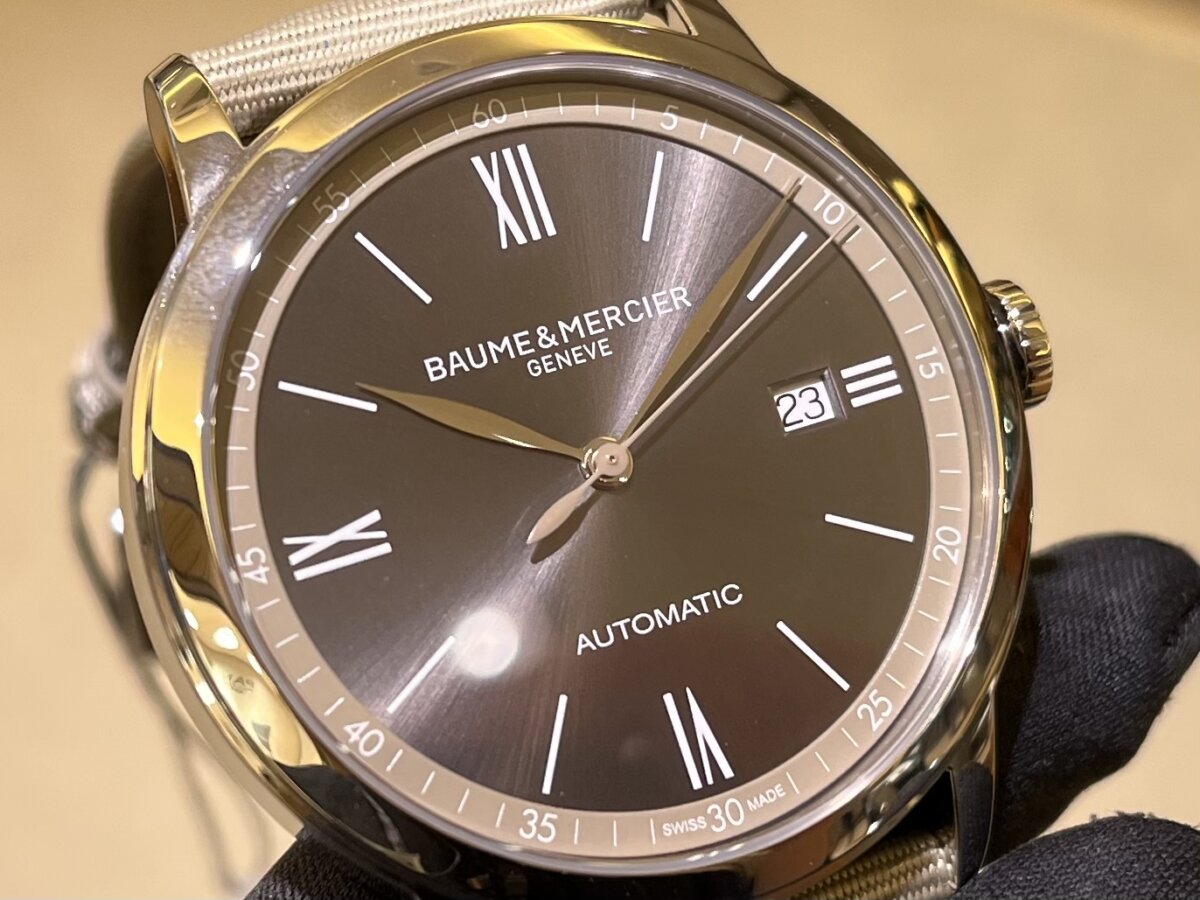 【ボーム&メルシエ】新作！！ニュアンスカラーで勝負するならクラシマオートマティックM0A10695！？ - BAUME＆MERCIER 