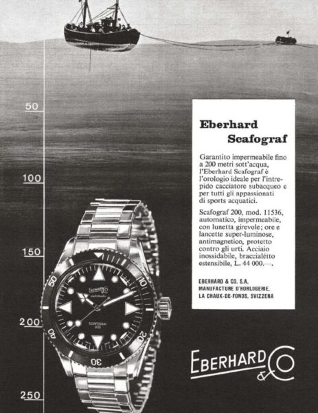 60年以上の歴史を持つダイバーズ・ウォッチ、エベラール「スカフォグラフ」 - EBERHARD 