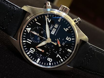 IWC　待望のブラックダイヤル「パイロット･ウォッチ･クロノグラフ41」