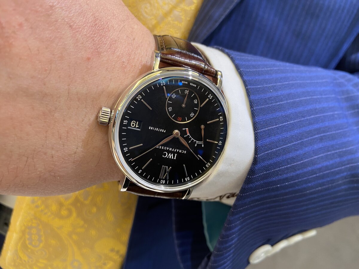 IWC 唯一の手巻きムーブメント ポートフィノ・ハンドワインド