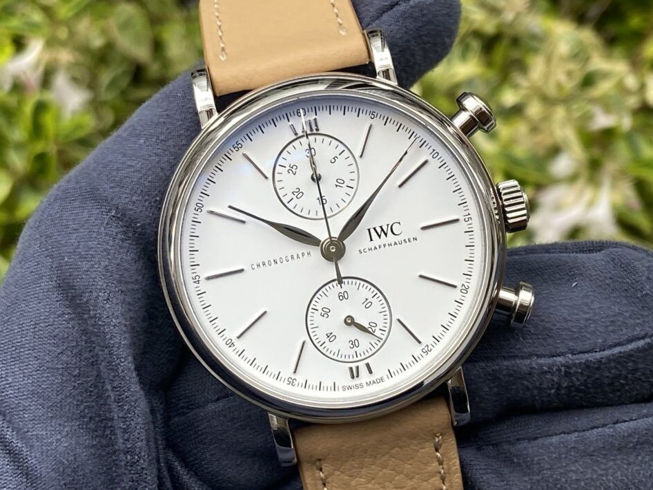 IWC　ラッカー文字盤の自社製キャリバー69355を搭載した「ポートフィノ・クロノグラフ39」（IW391502） - IWC 