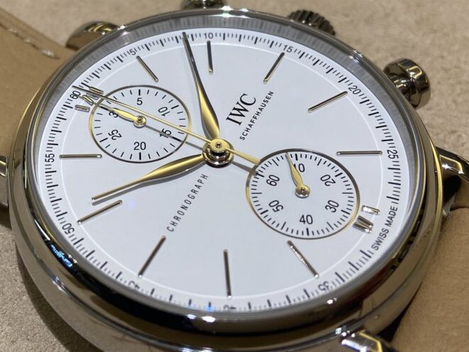 IWC　ラッカー文字盤の自社製キャリバー69355を搭載した「ポートフィノ・クロノグラフ39」（IW391502） - IWC 