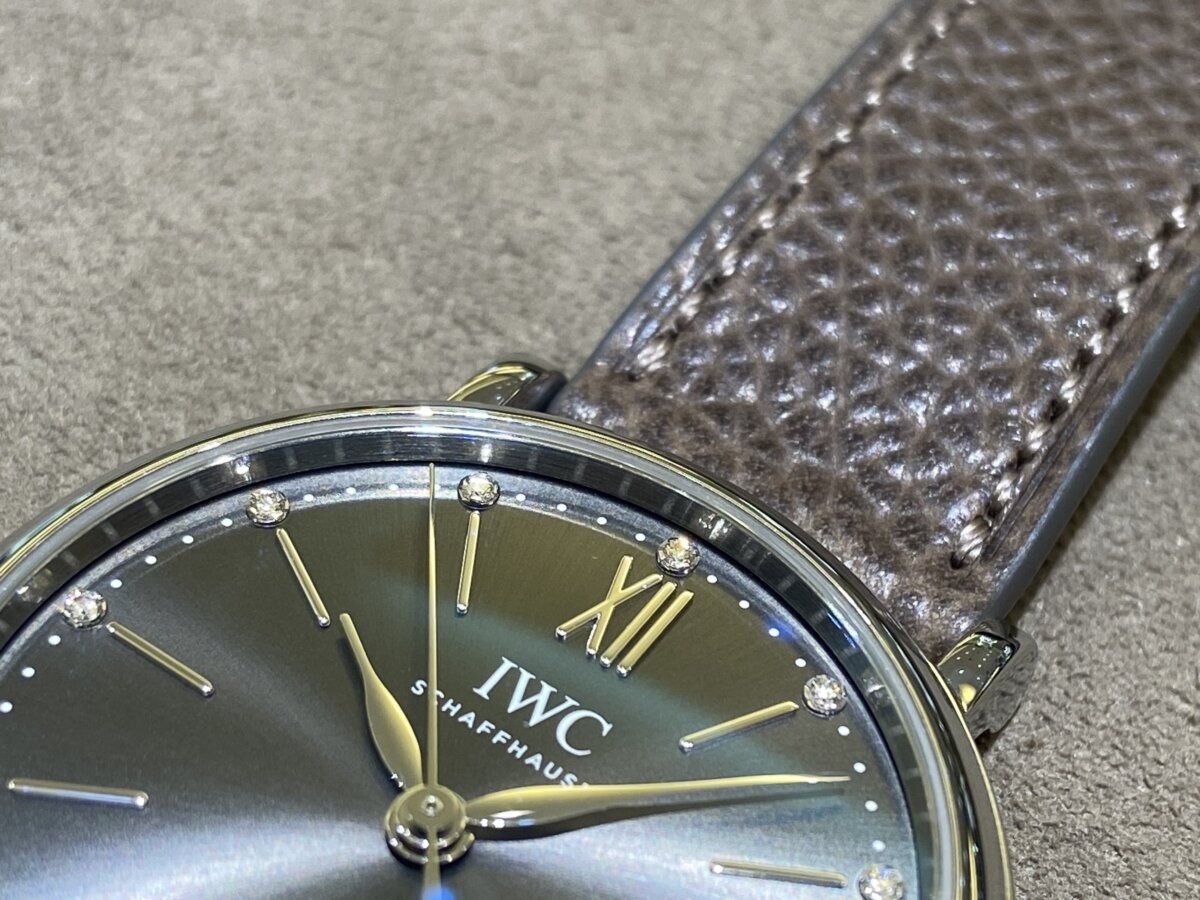 IWC　スレートダイヤルと12個のダイヤモンドが上品な「ポートフィノ・オートマティック 37」（IW458603） - IWC 