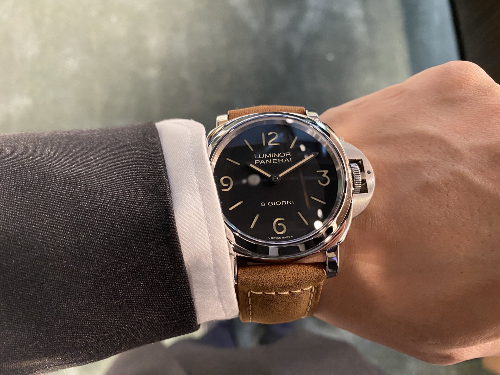 交渉可 PANERAI ルミノールマリーナ 8デイズ 手巻  時計 パネライ