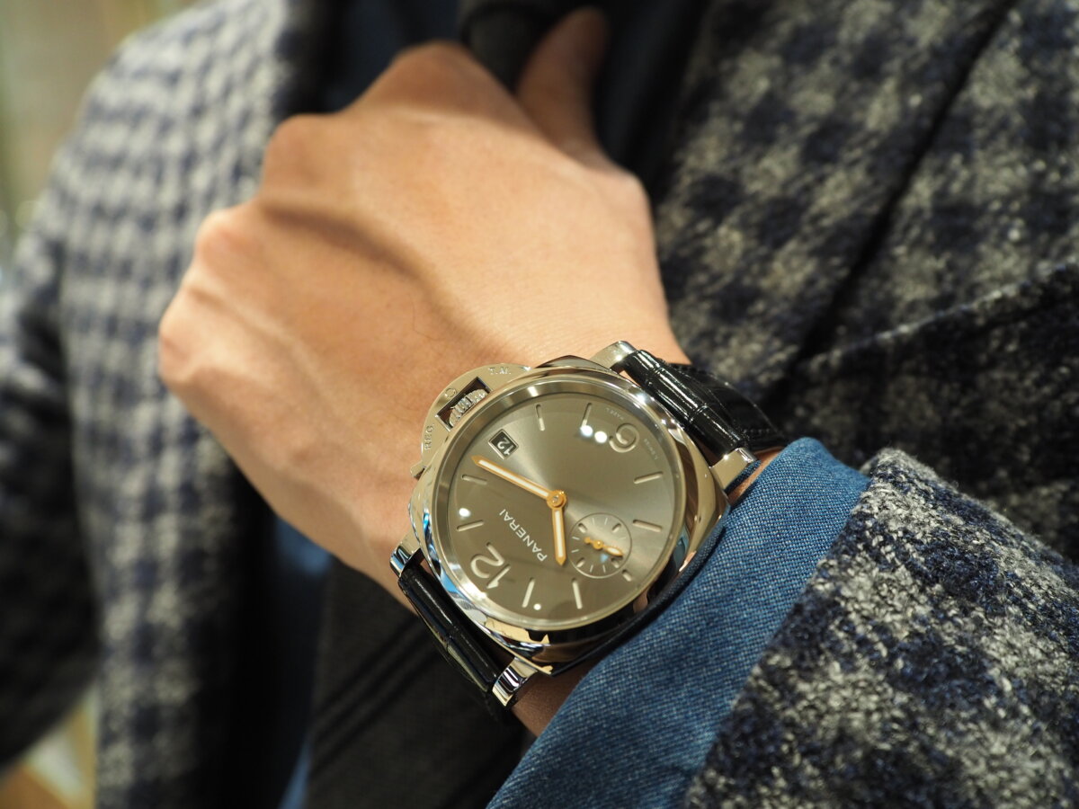 値引きする値引きするパネライ PANERAI ルミノール ドゥエ ルナ PAM01301 ホワイト文字盤 新品 腕時計 メンズ メンズ腕時計 