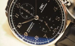 【IWC】引き締まったブラック文字盤もオススメ「ポルトギーゼ・クロノグラフ」