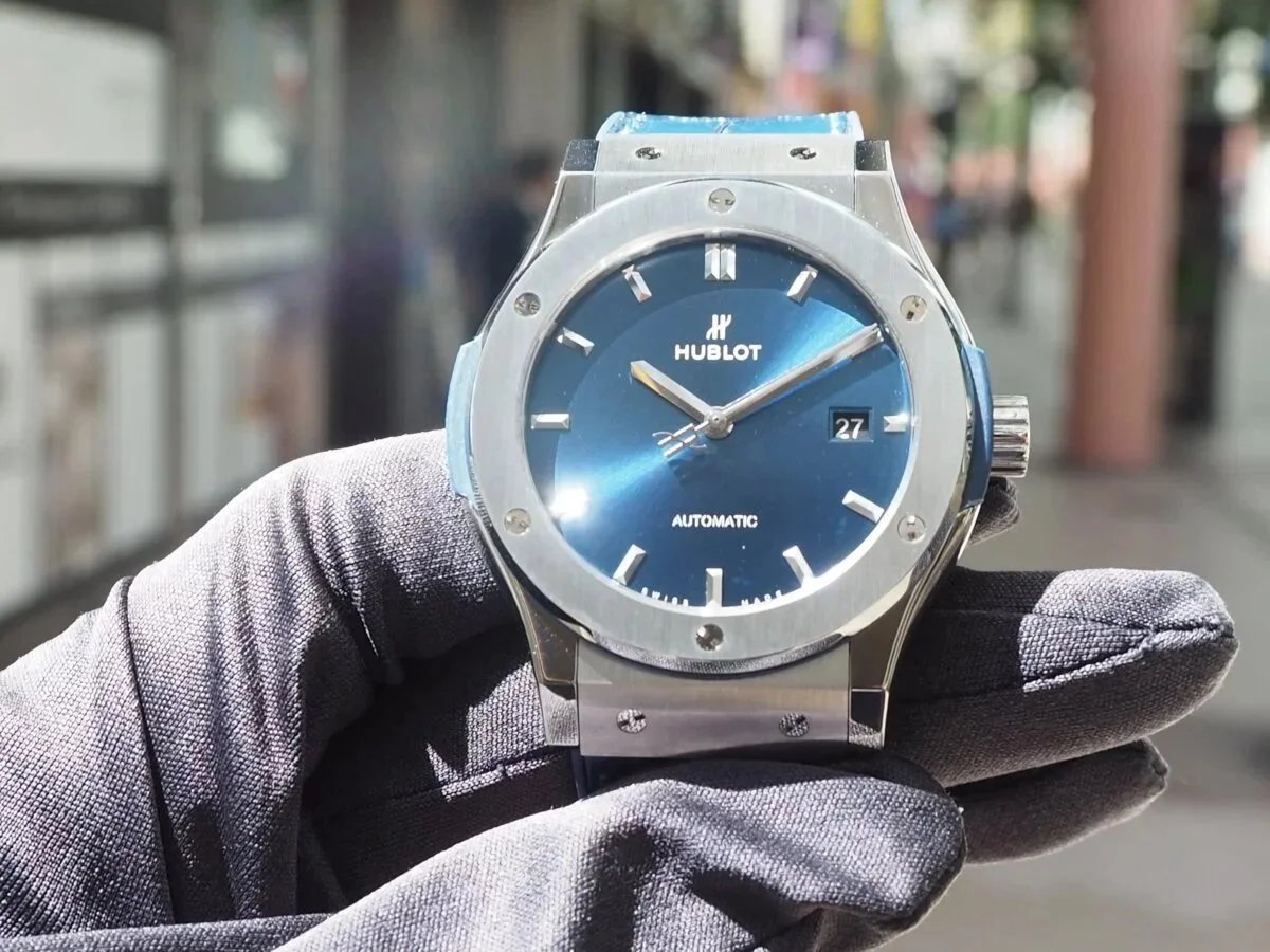 HUBLOT 純正ラバーアリゲーターストラップ クラシックフュージョン