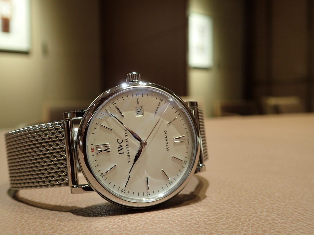 Iwc シンプルなデザインで人気のモデル ポートフィノ 入荷しました Oomiya 和歌山本店ブログ 正規輸入時計専門店