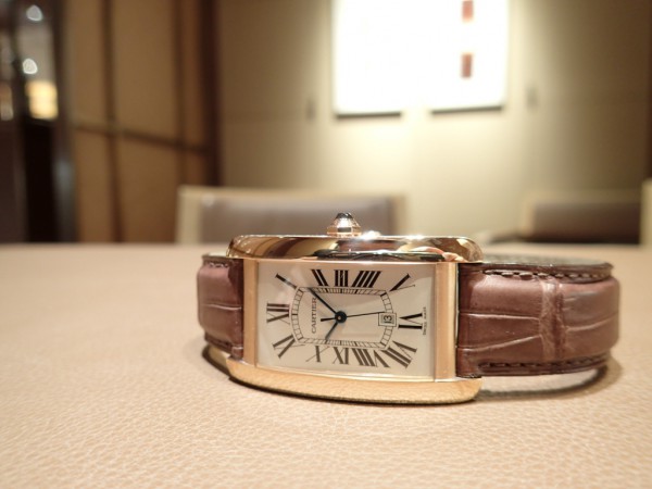 カルティエ 名作 タンク アメリカン SM K18PGモデル (W2609156) 入荷しました - Cartier 