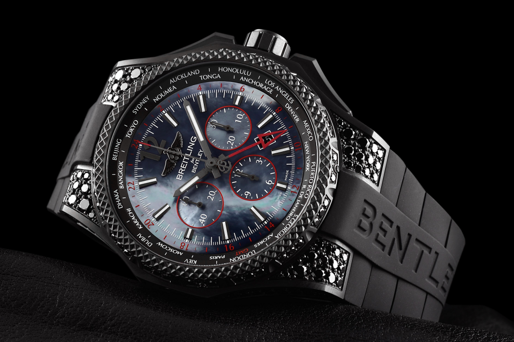 世界で100本だけのBREITLING for BENTLEY（V049B25MRV）ブラック･ダイヤセッティング