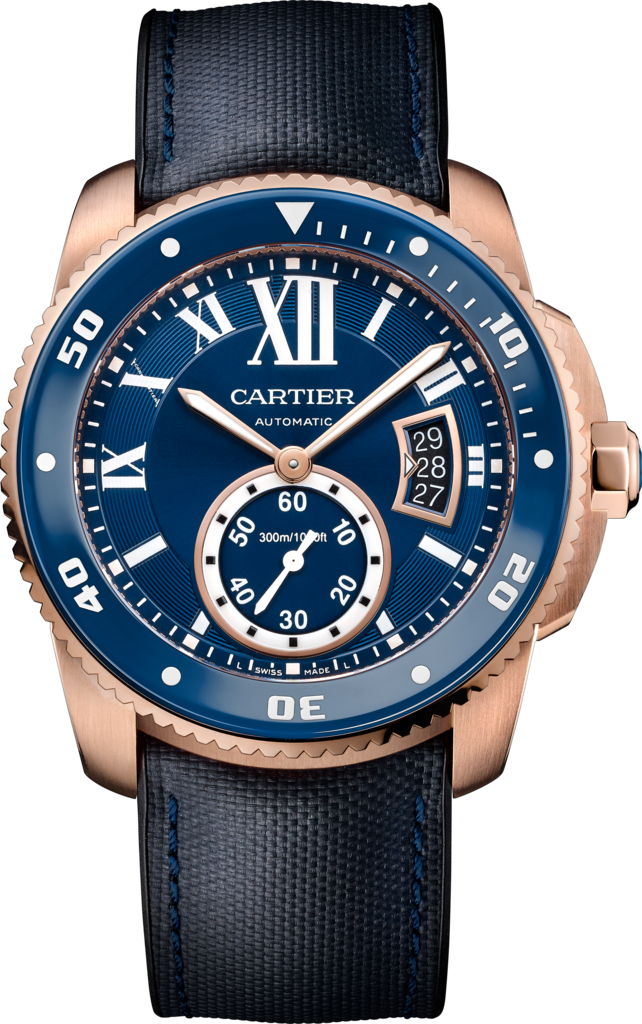 艶やかなブルーセラミックスベゼルの「カリブルダイバー　ブルー」 - Cartier 