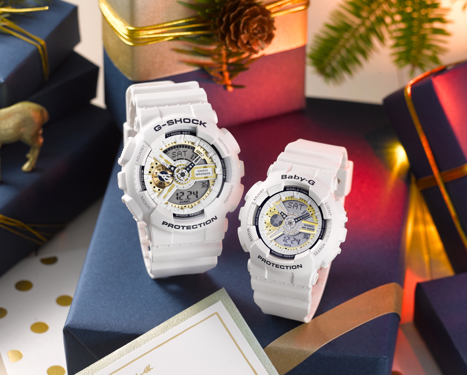 G-SHOCK 恋人たちに贈るクリスマス限定ペア「LOVER'S COLLECTION（ラバーズコレクション）LOV-16A-7AJR＆LOV-16C-7JR」残り僅かです。は完売 - G-SHOCK 