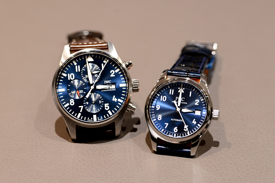 IWC 2016パイロットウォッチ ブルーのペアウォッチ（IW377714＆IW324008）