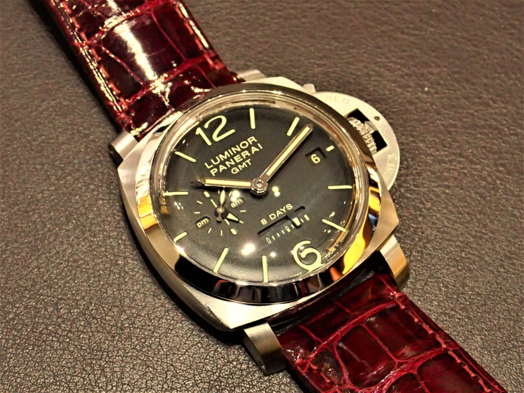 パネライ 】純正ストラップ カーフダークブラウン（パティーナ）時計幅24mm/尾錠幅22mm  BAバックル用【店頭在庫情報】｜【TANAKA】ショップブログ