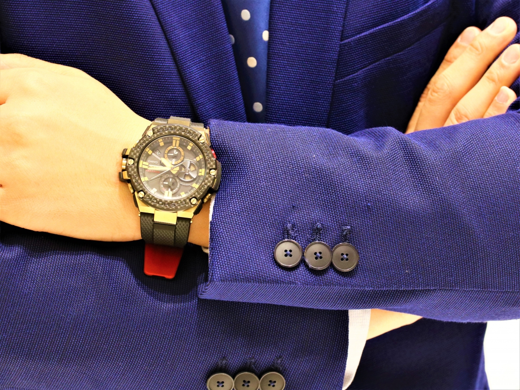 宇宙の香り G-SHOCK 35周年 GST-B100TFB-1AJR - 通販 - www