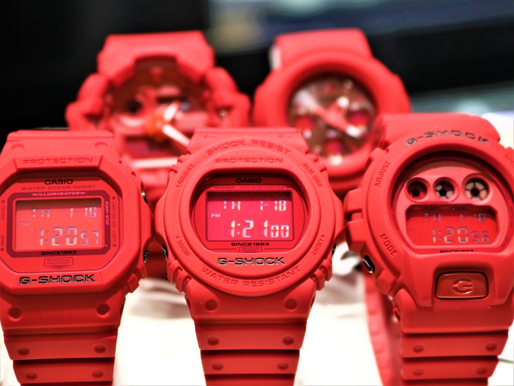 G-SHOCK35周年～第3弾モデル『RED OUT』～1月19日発売～は完売
