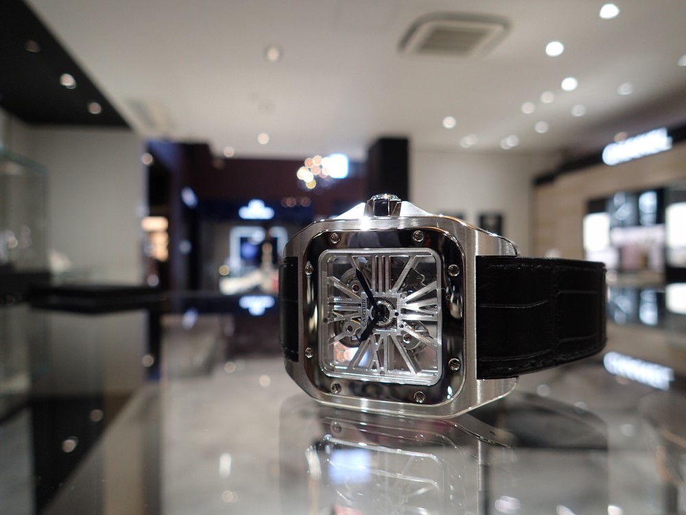 〔希少モデル〕時計愛好家のためのカルティエ サントス100 スケルトン - Cartier 