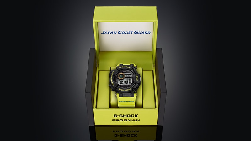 海上保安制度 創設70周年 タイアップモデル フロッグマン『GWF-D1000JCG-9JR』は完売 - G-SHOCK 