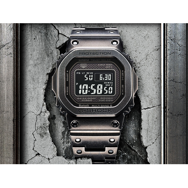 エイジング加工が施されたフルメタルスクエアのGMW-B5000Vが再入荷は完売 - G-SHOCK 