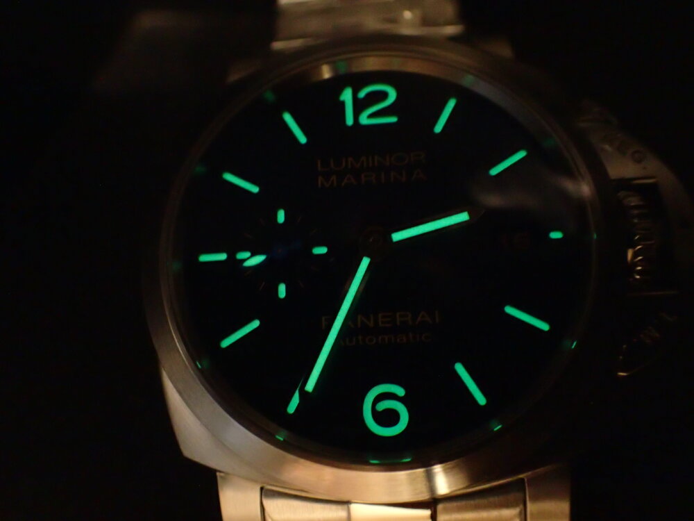 42㎜ケースも存在感があって格好良い パネライルミノール PAM01028 - PANERAI 