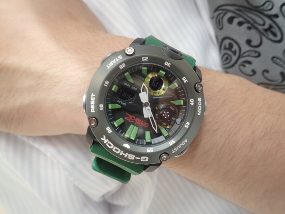 ga-2000gz-3ajr GORILLAZコラボモデル G-SHOCK