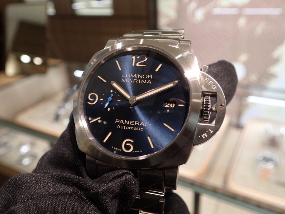 パネライフェア残り2日！スタッフオススメモデルはブルー文字盤が美しいPAM01058 - PANERAI 