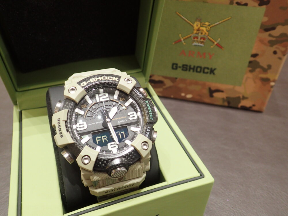 G-SHOCK MUDMASTER GG-B100BA イギリス陸軍コラボモデル