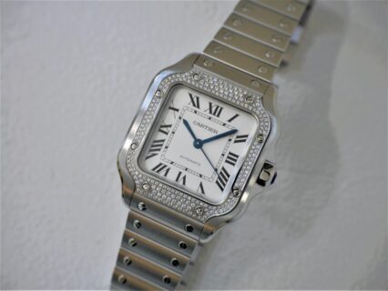 カルティエ206個のダイヤモンドが輝くサントスドゥカルティエ「W4SA0005」