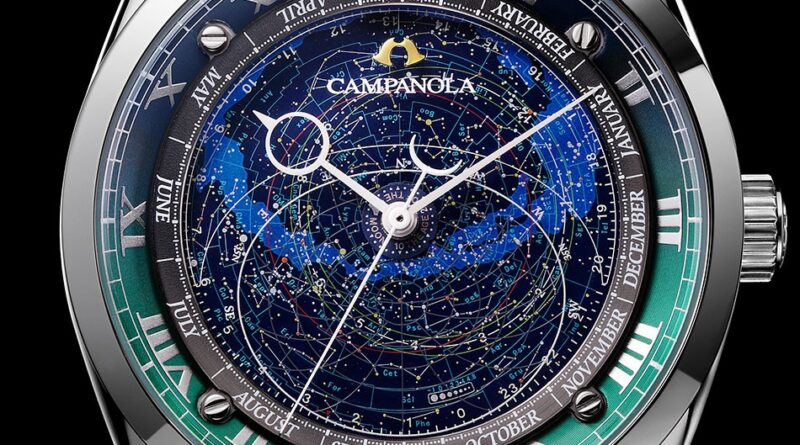 コスモサインで満点の星空をあなたの腕元に「カンパノラAO4011-07L」 - CAMPANOLA 