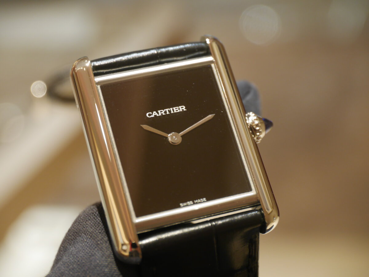 カルティエ CARTIER WSTA0072 ブラックラッカー メンズ 腕時計