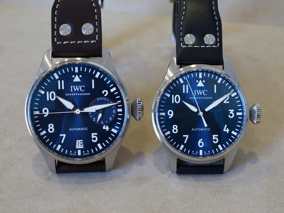 IWC　ビッグ・パイロット46.2㎜と43㎜を比べてみた - IWC 