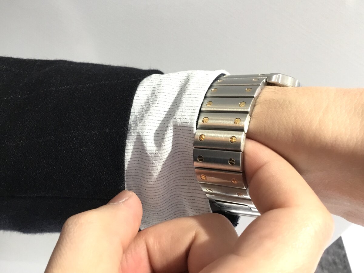 腕時計のメタルブレスレット、適切なサイズはどのくらいがいい ...