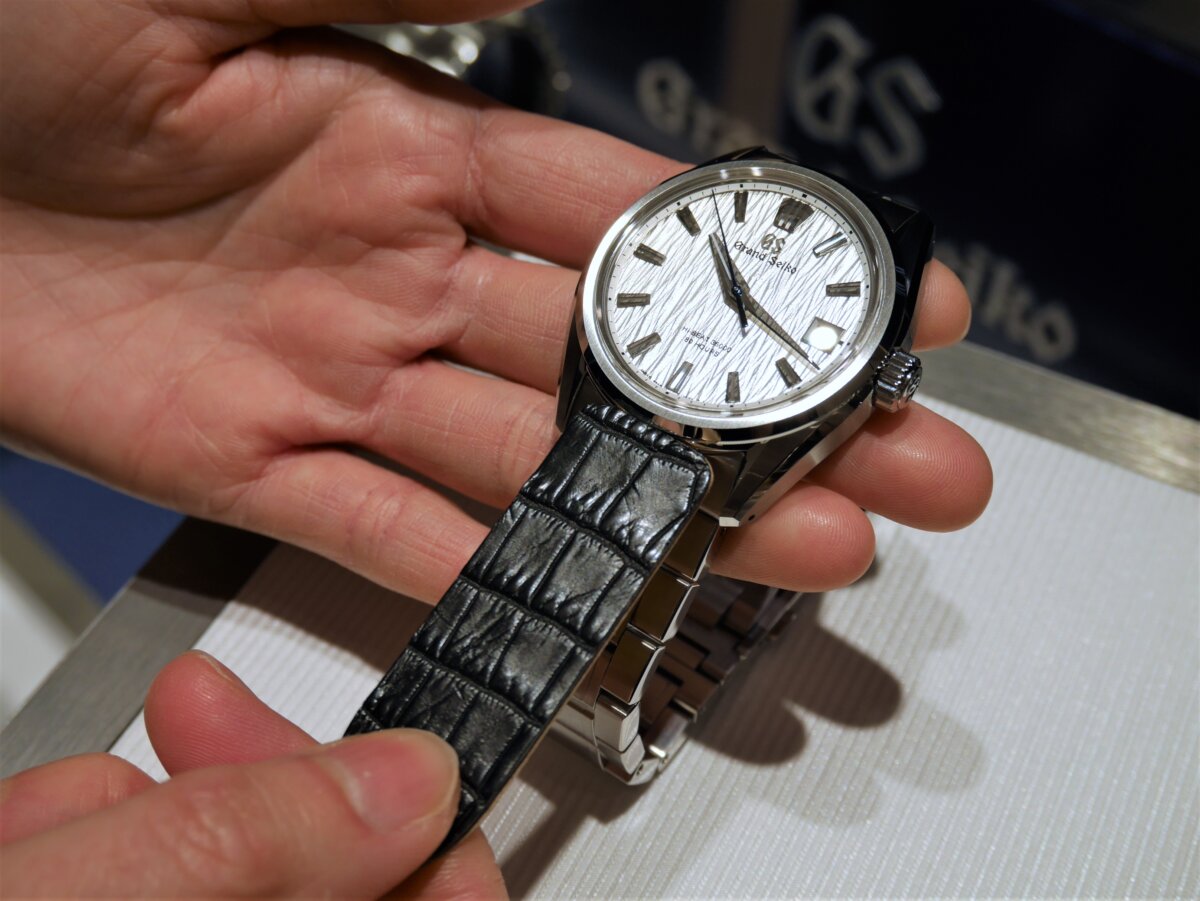 グランドセイコー 革ベルト パイソン - 腕時計(アナログ)