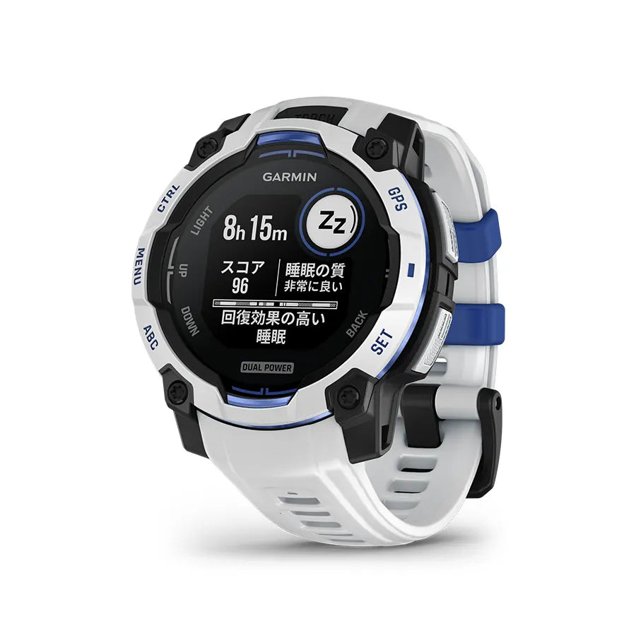 Instinct 3 Dual Power 45mm Whitestone