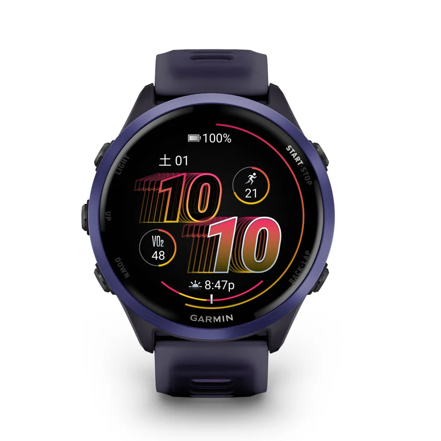 特価  クライン Paramino V パラミノV フルサス 送料込み Forerunner 570 47mm Purple - 010-02971-32｜ガーミン(GARMIN