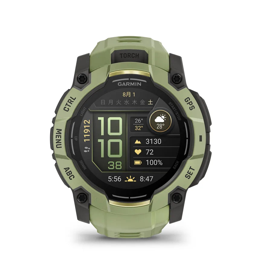 Instinct 3 AMOLED 50mm Fern Green - 010-03020-32｜ガーミン