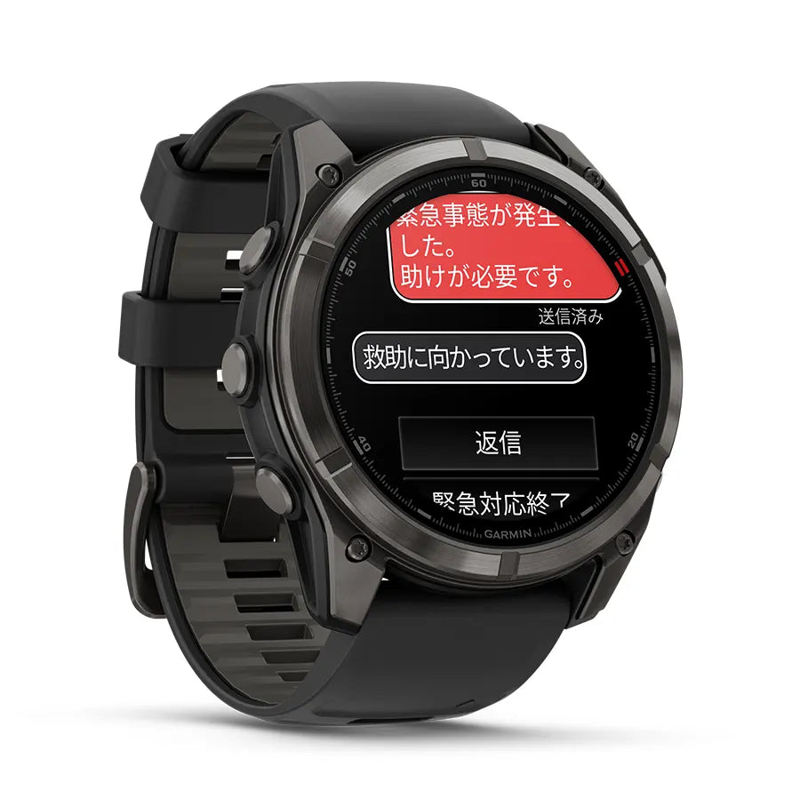 fēnix 8 Pro MicroLED 51mm Ti DLC / Black｜ガーミン – oomiya 公式サイト