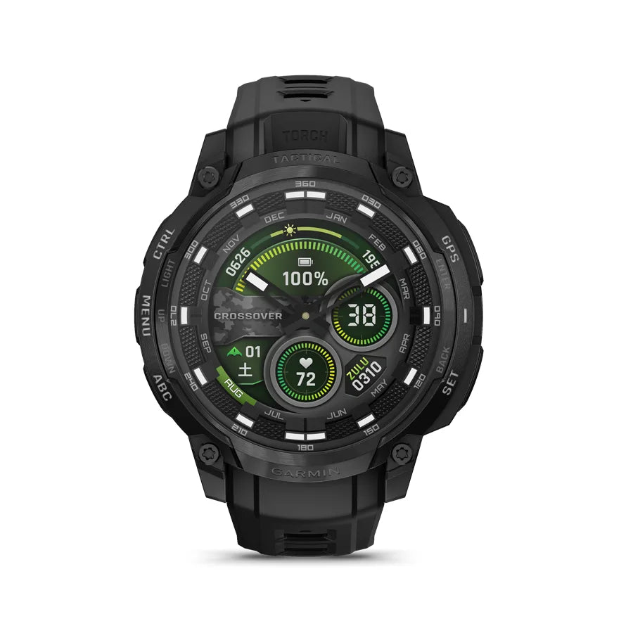 Instinct Crossover AMOLED Tactical Black - 010-03398-32｜ガーミン