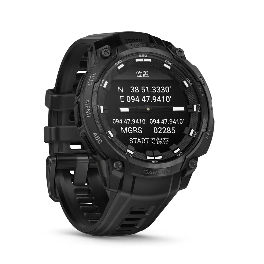 Instinct Crossover AMOLED Tactical Black - 010-03398-32｜ガーミン