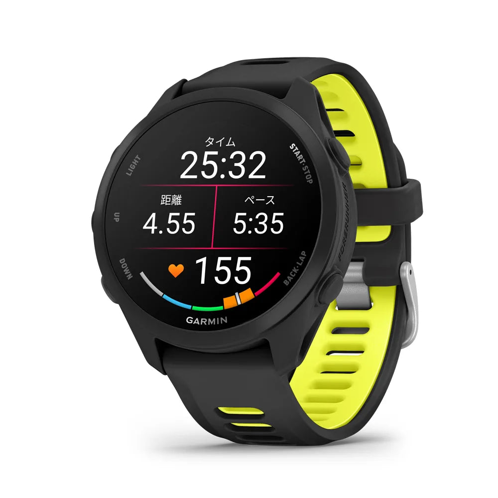 Forerunner 170 Music Black/Amp Yellow