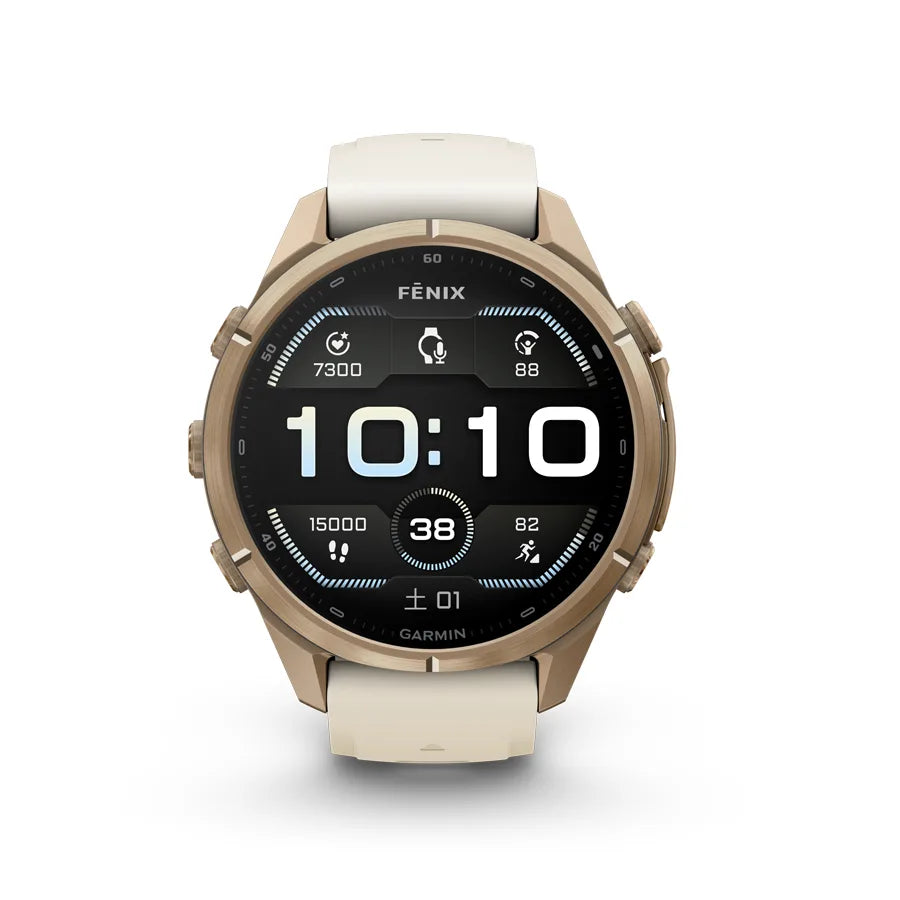 fēnix 9 Pro Sapphire AMOLED 43mm Gold Ti / Cream