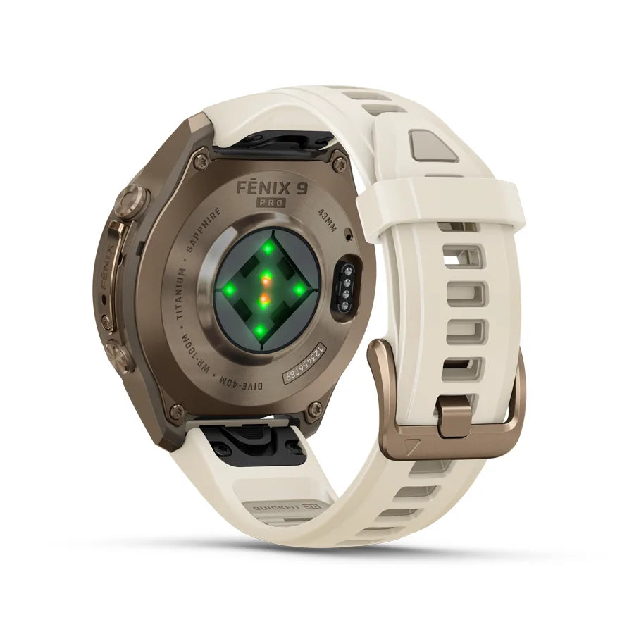 fēnix 9 Pro Sapphire AMOLED 43mm Gold Ti / Cream