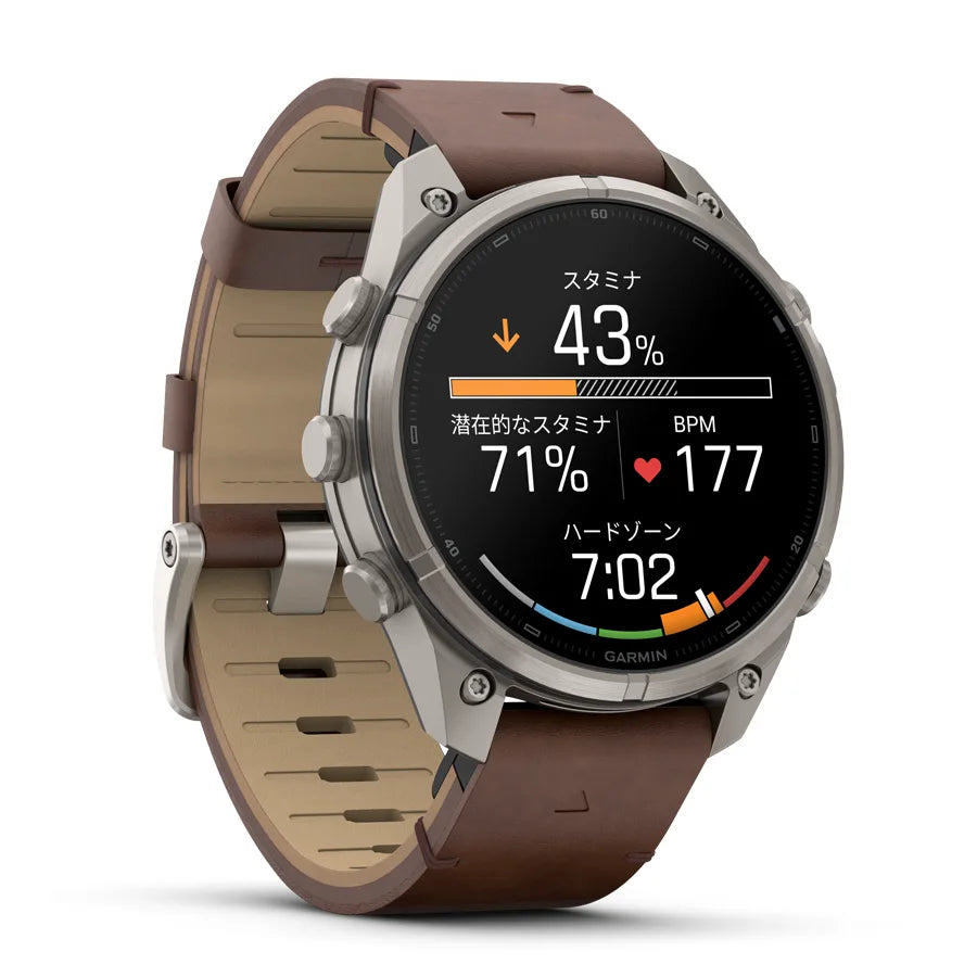 fēnix 9 Pro inReach Sapphire AMOLED 47mm Ti / Leather Band