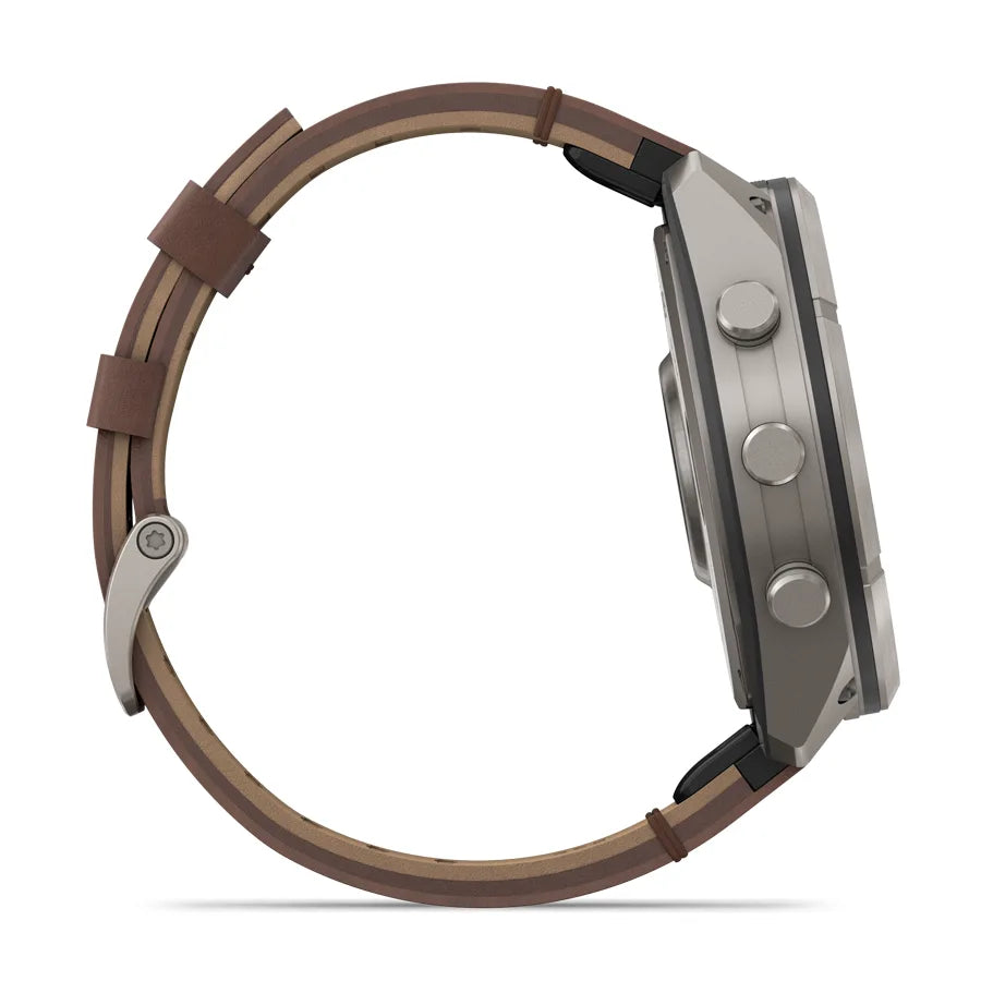 fēnix 9 Pro inReach Sapphire AMOLED 51mm Ti / Leather Band