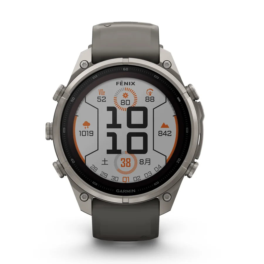 fēnix 9 Pro Sapphire Dual Power 47mm Ti / Pebble Gray - 010-04338